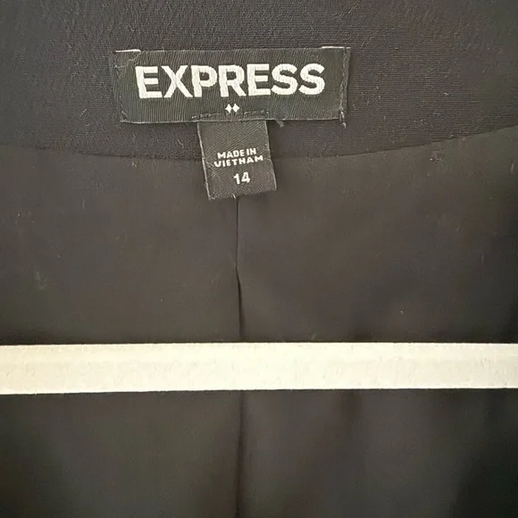 Express Black Blazer Classic Suit Jacket - Picture 3 of 3